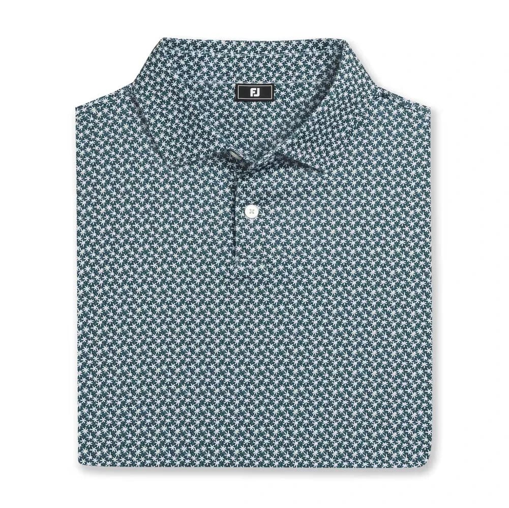 FootJoy Floral Mark Lisle Golf Polo - Image 4