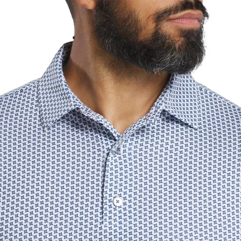 FootJoy Houndstooth Geo Print Golf Polo - Image 11