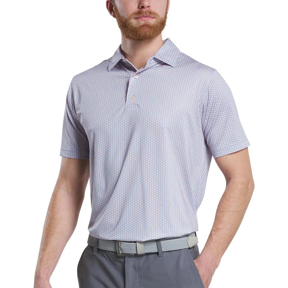 FootJoy Houndstooth Geo Print Golf Polo - Image 5