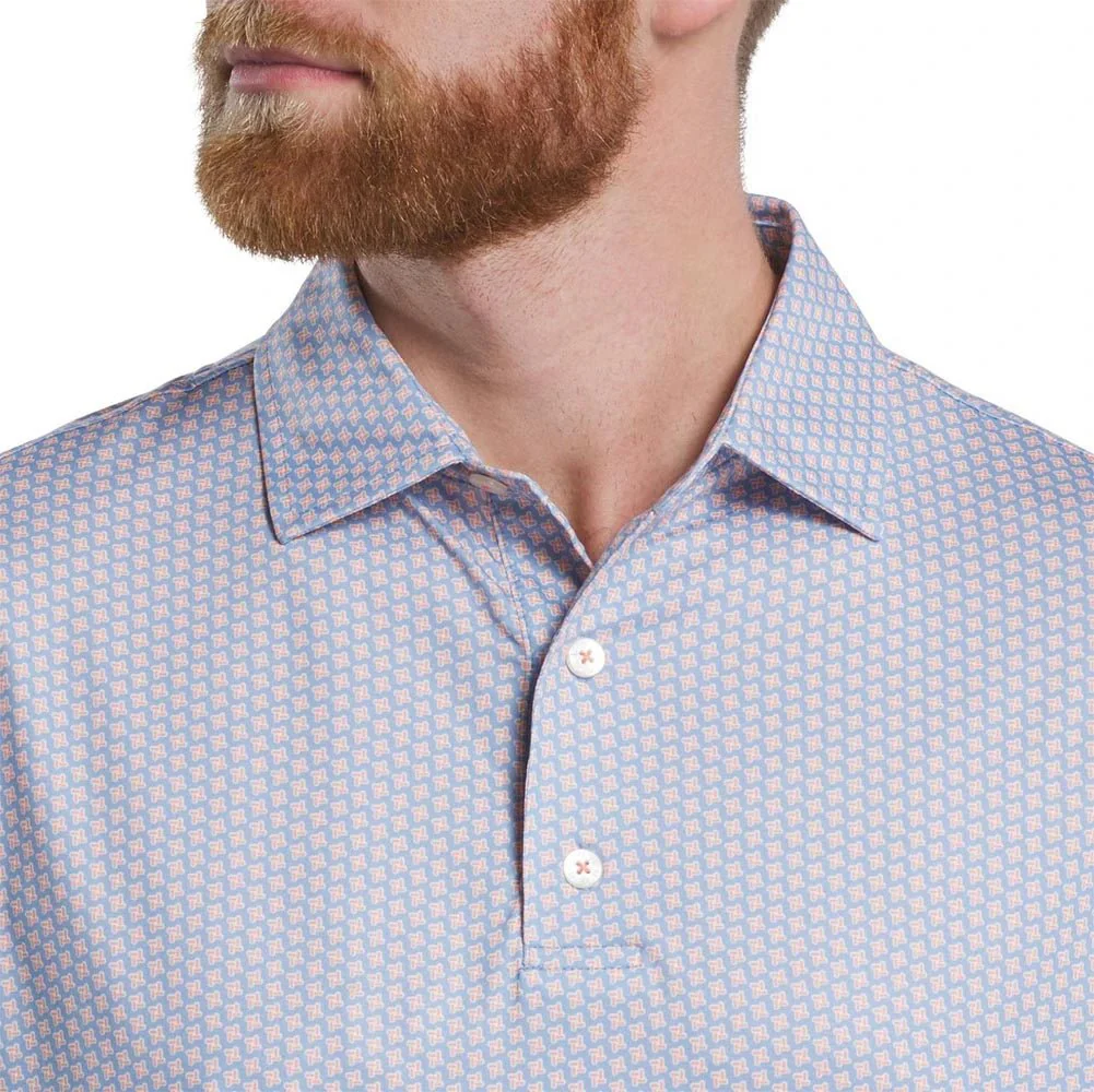FootJoy Houndstooth Geo Print Golf Polo - Image 7
