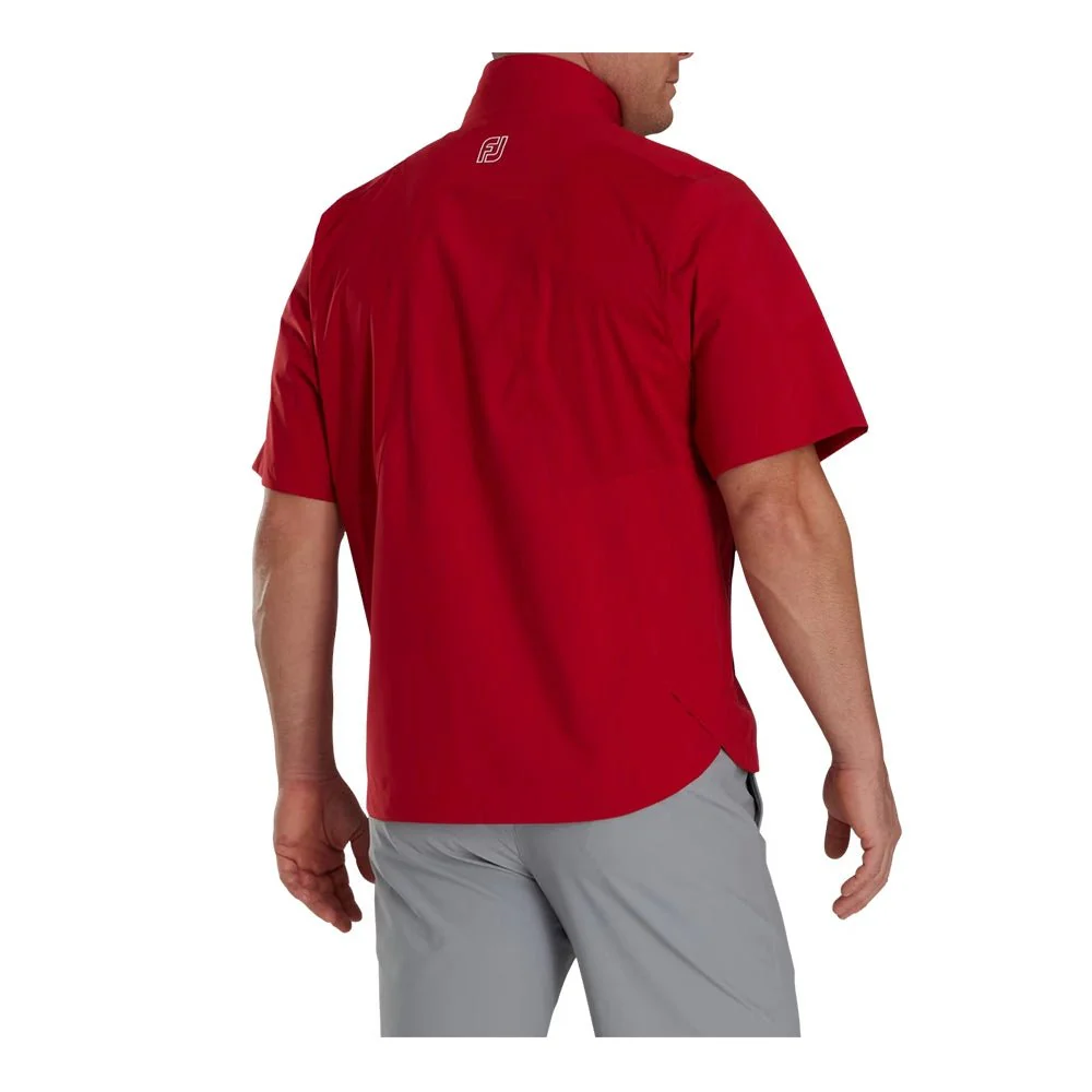FootJoy HydroLite X Short Sleeve Golf Rain Shirt - Image 27