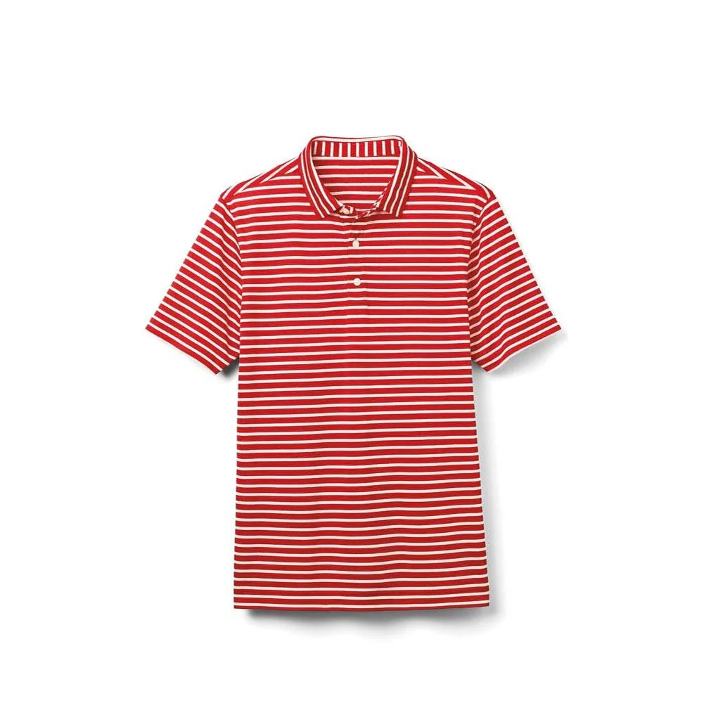 FootJoy Junior Striped Pique Self Collar Polo - Image 4