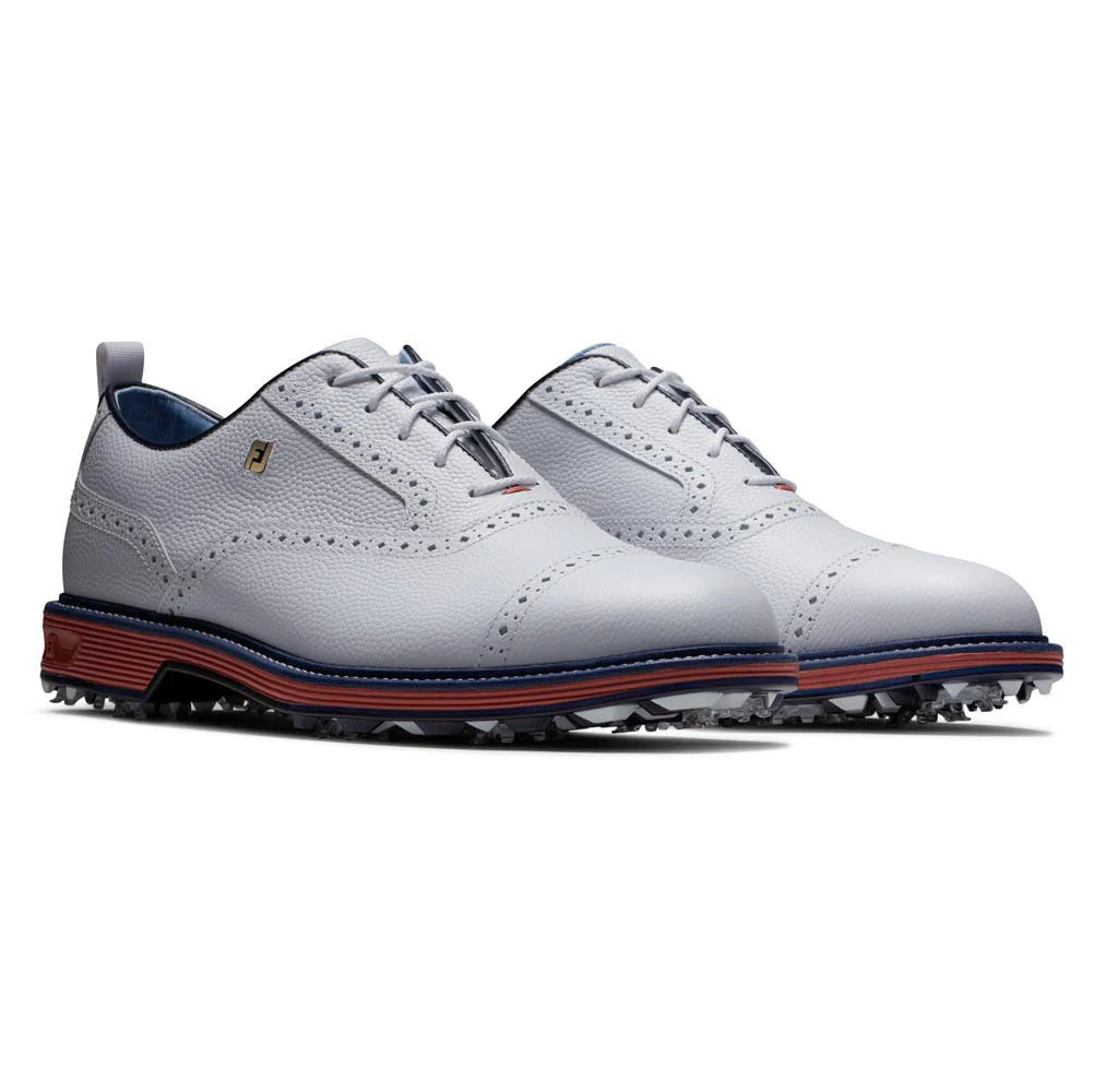 FootJoy Men's Limited Edition Summer Classics DryJoys Premiere Series Tarlow Golf Shoes 54312 - Image 3