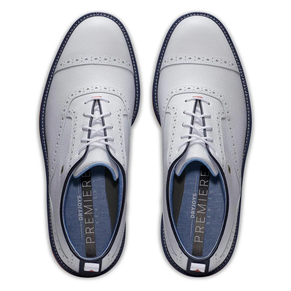 FootJoy Men's Limited Edition Summer Classics DryJoys Premiere Series Tarlow Golf Shoes 54312 - Image 4
