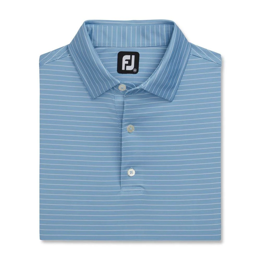 FootJoy Lisle Classic Pencil Stripe Polo - Image 4
