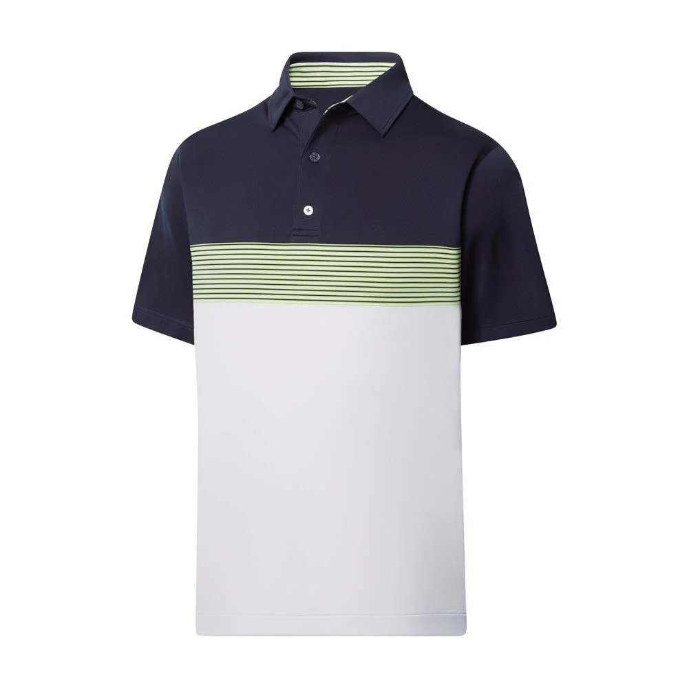 FootJoy Lisle Color Block Self Collar Polo - Image 2