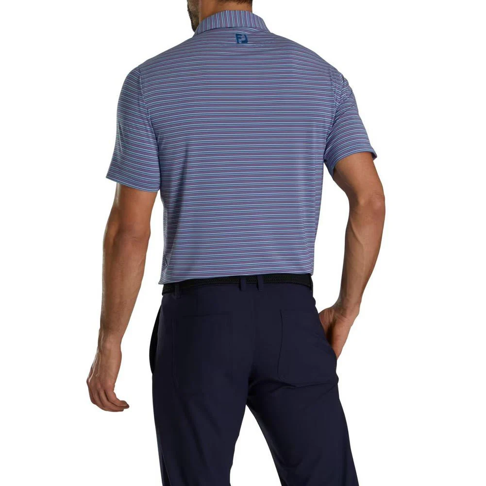 FootJoy Multi-Pinstripe Lisle Self Collar Polo - Image 2