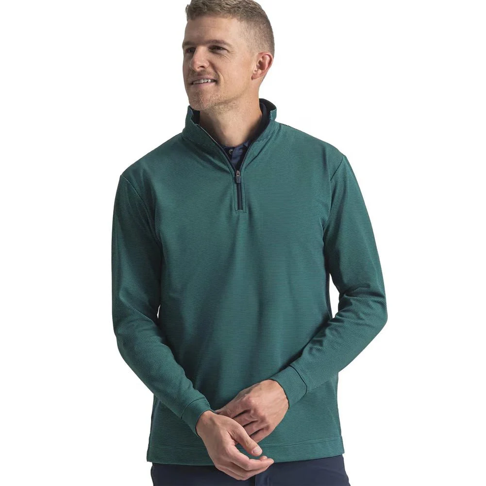 FootJoy Ottoman Stripe Knit Golf Quarter-Zip