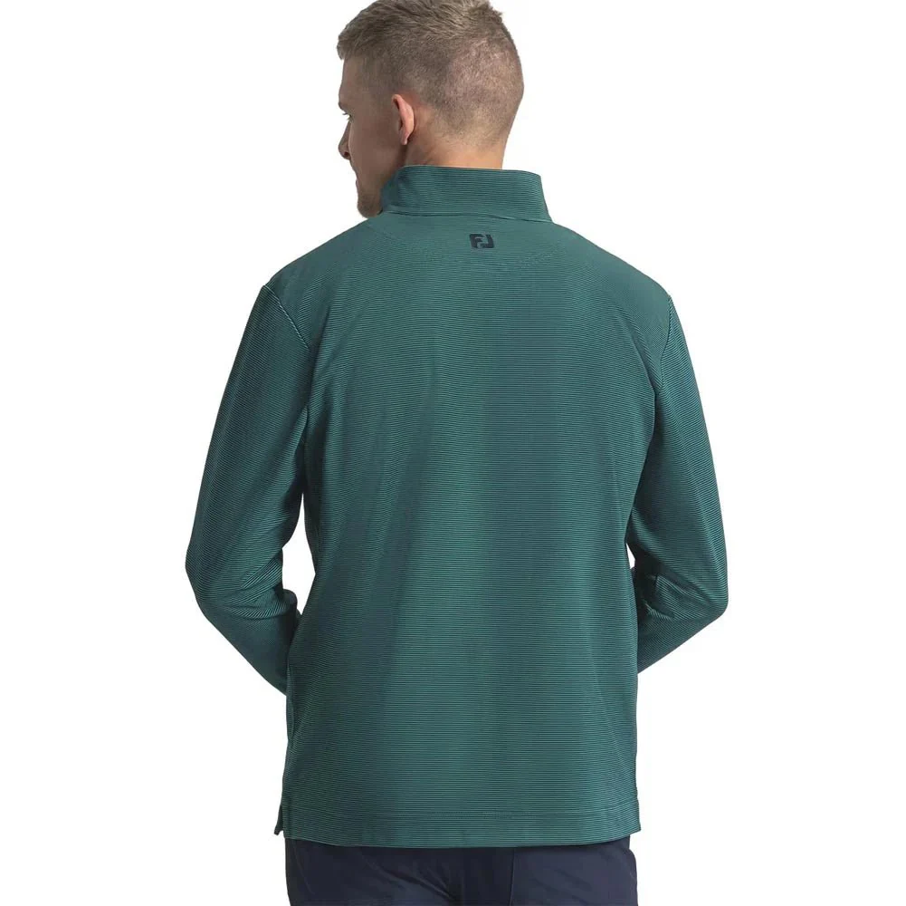 FootJoy Ottoman Stripe Knit Golf Quarter-Zip - Image 2