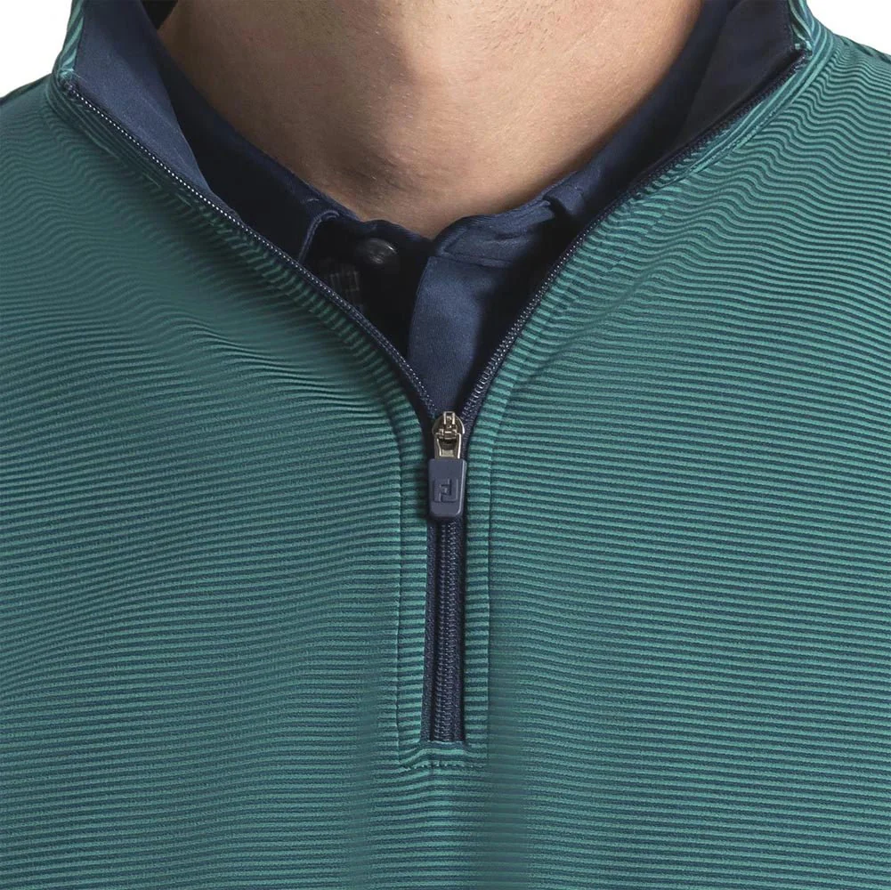 FootJoy Ottoman Stripe Knit Golf Quarter-Zip - Image 3