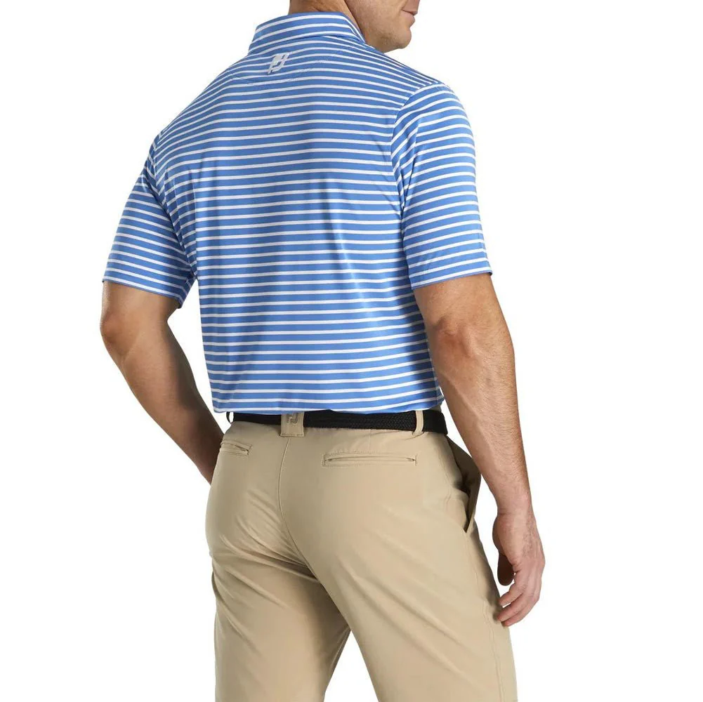FootJoy ProDry 2 Color Stripe Lisle Self Collar Polo - Image 2