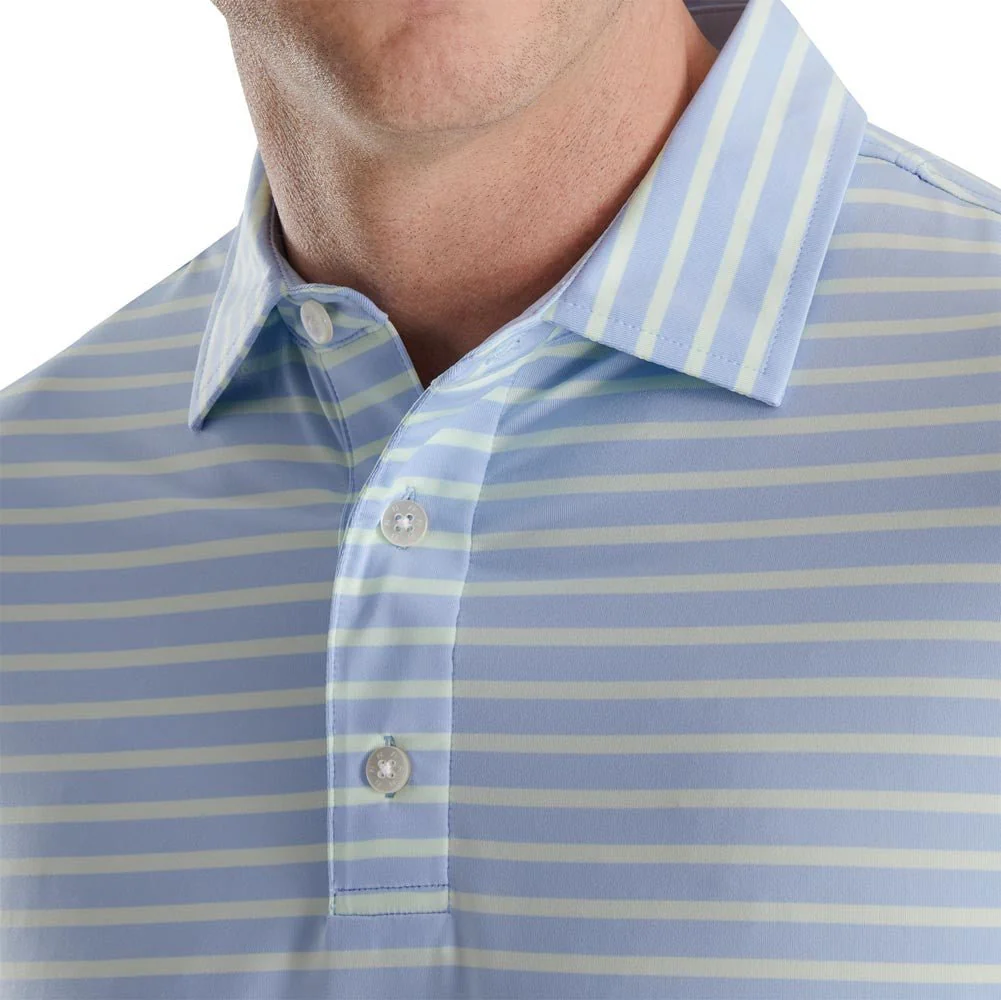 FootJoy ProDry 2 Color Stripe Lisle Self Collar Polo - Image 7