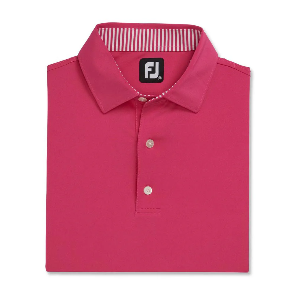 FootJoy ProDry Solid Lisle Self Collar Golf Polo - Image 4