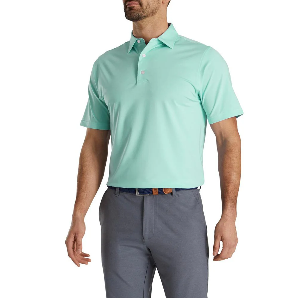FootJoy ProDry Solid Lisle Self Collar Golf Polo - Image 5