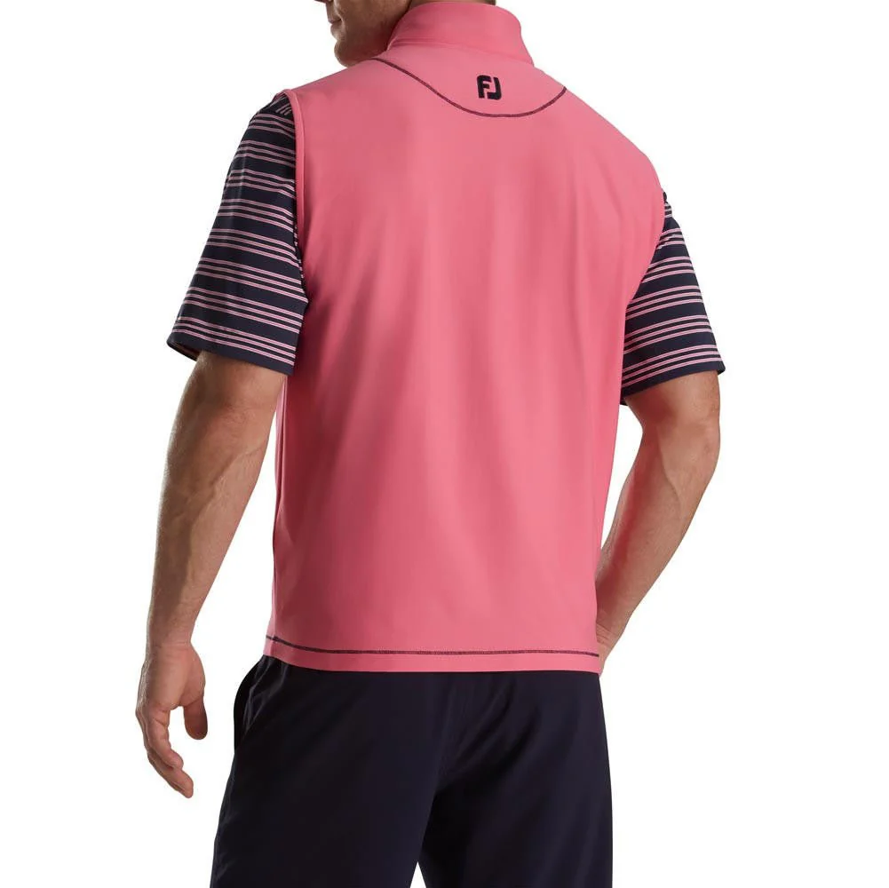 FootJoy Quarter-Zip Brushed Back Vest - Image 2