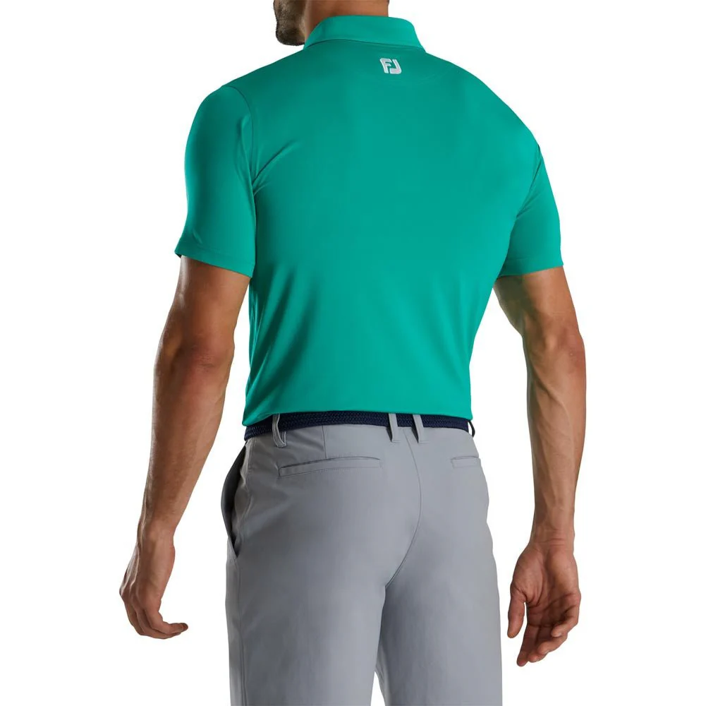 FootJoy Shadow Chestband Lisle Self Collar Polo - Athletic Fit - Image 6