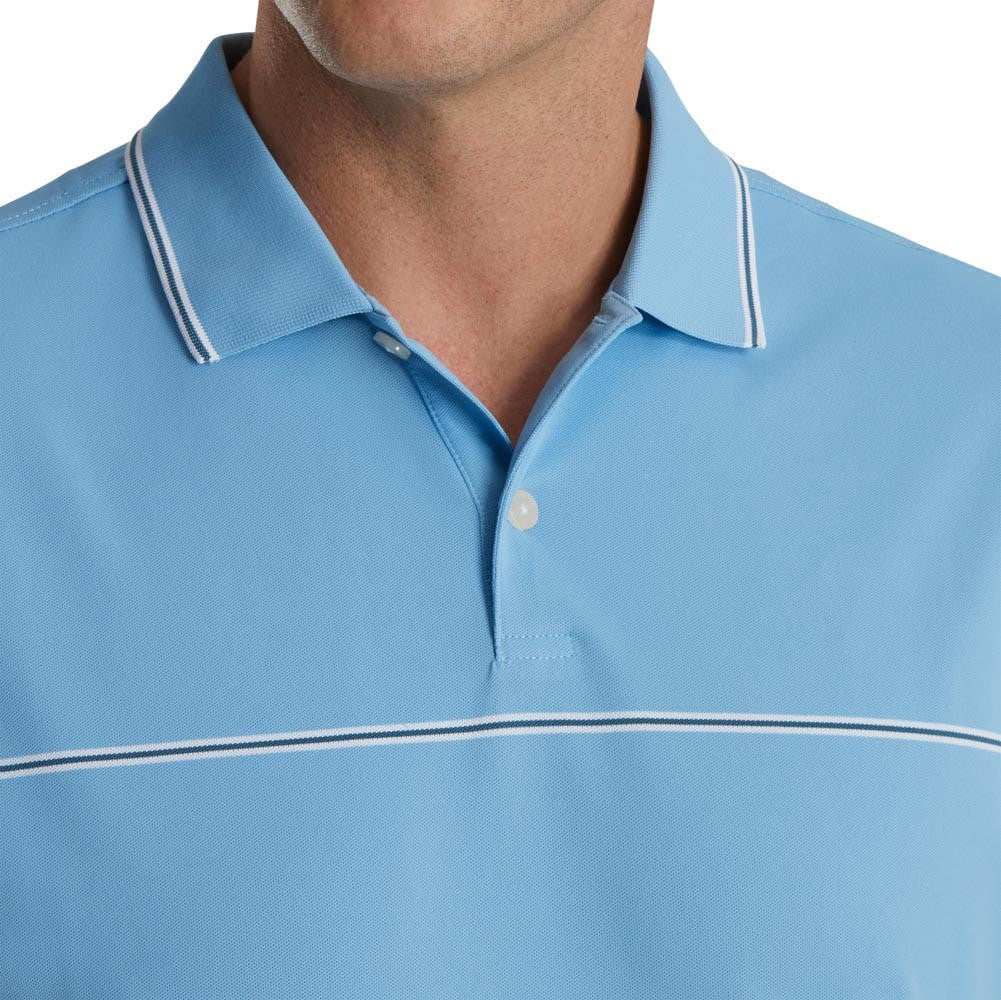FootJoy Small Details Stretch Pique Knit Collar Polo - Image 4