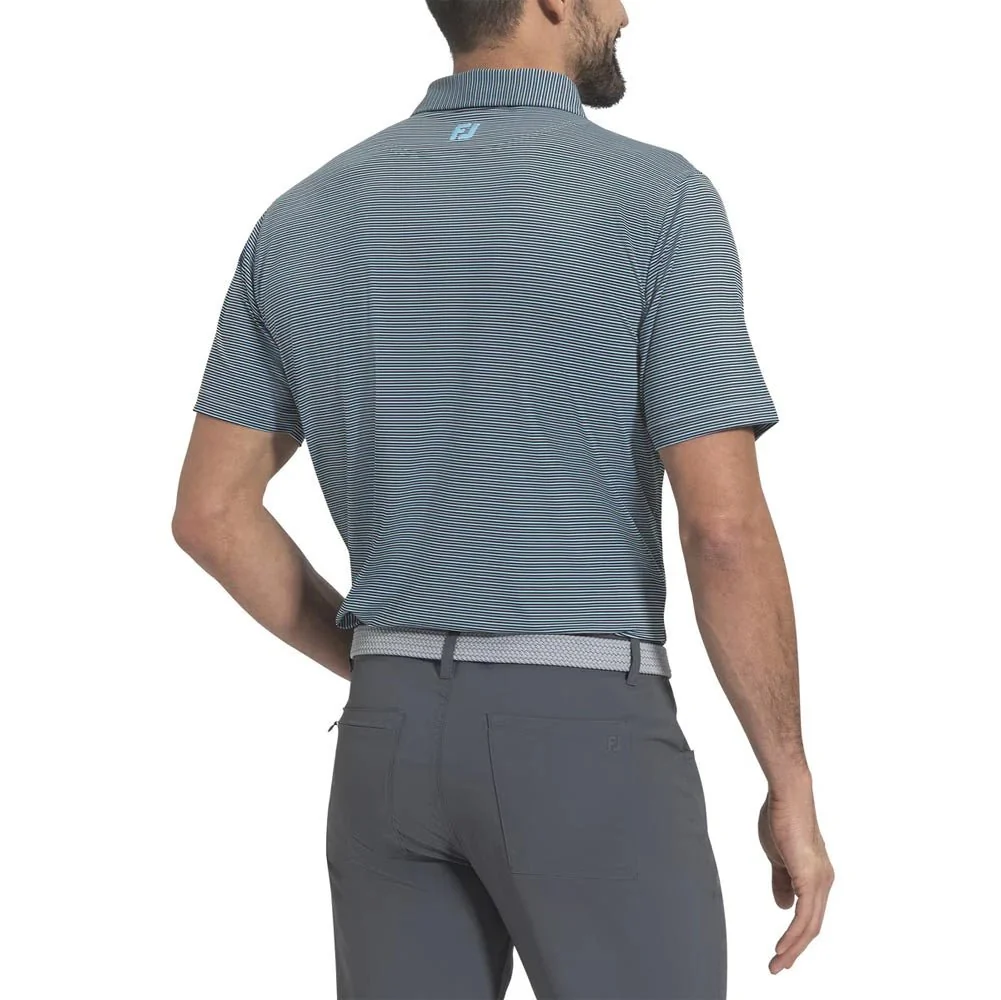 FootJoy Smooth Stripe Lisle Golf Polo - Image 2