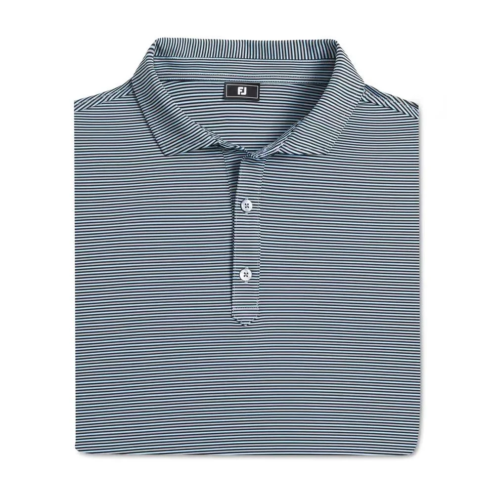 FootJoy Smooth Stripe Lisle Golf Polo - Image 4