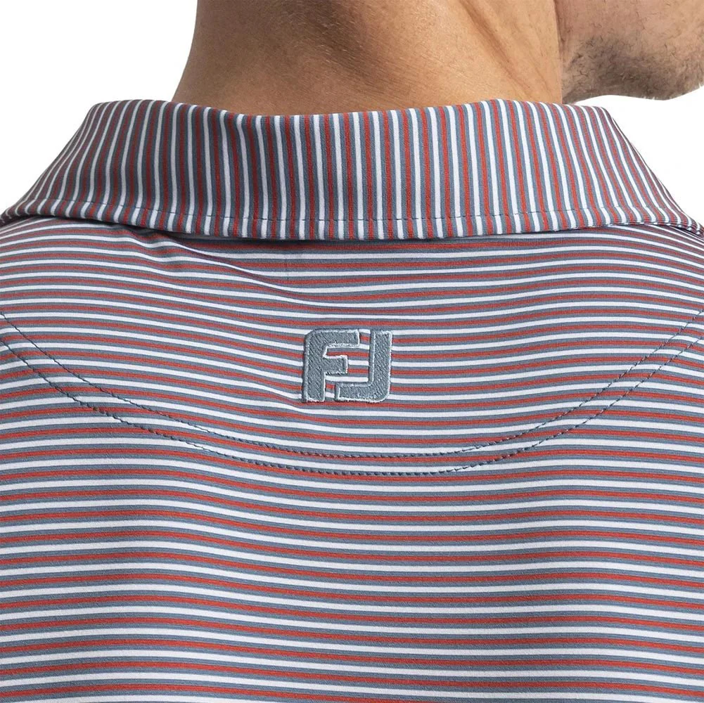 FootJoy Smooth Stripe Lisle Golf Polo - Image 7