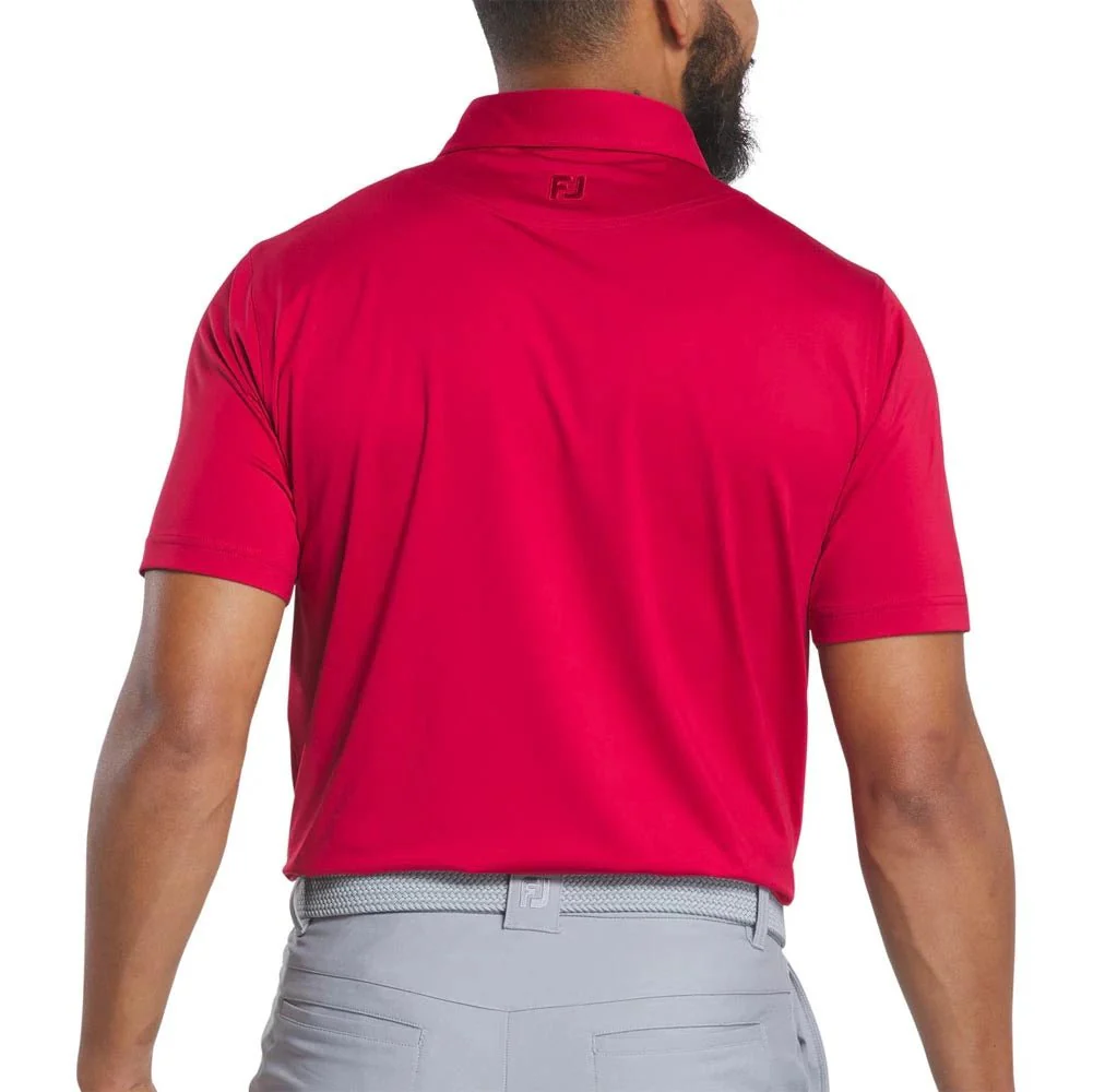 FootJoy Solid Lisle Golf Polo - Image 2