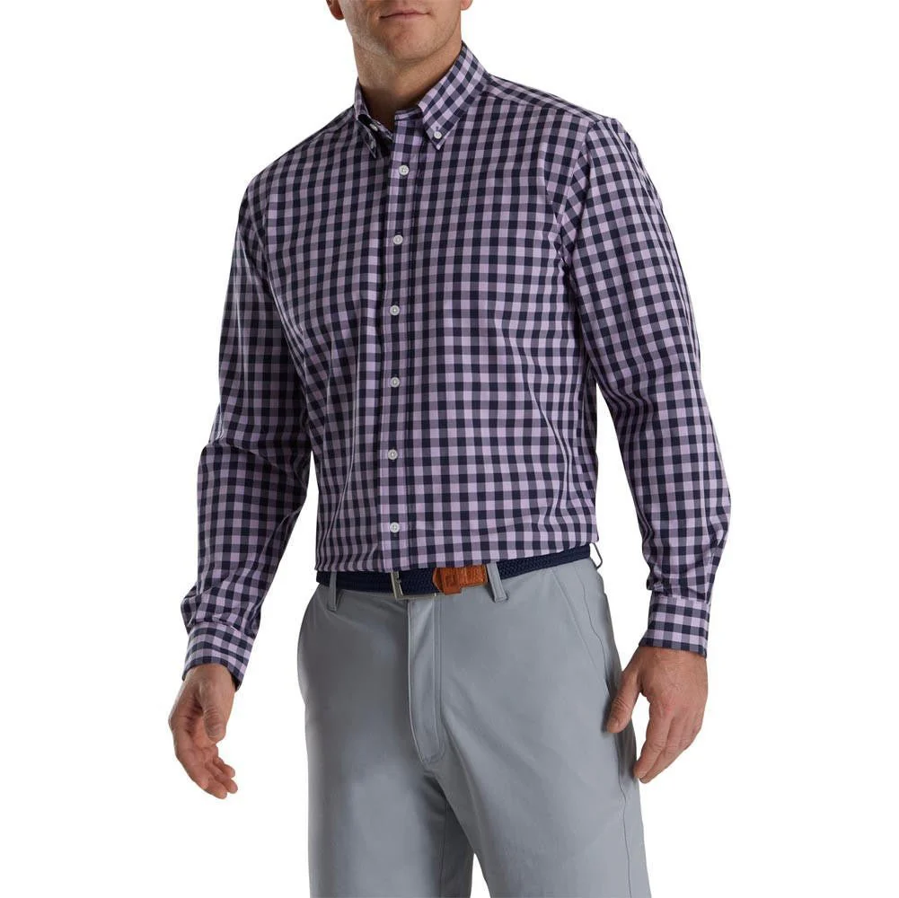 FootJoy Stretch Woven Gingham Shirt - Image 14