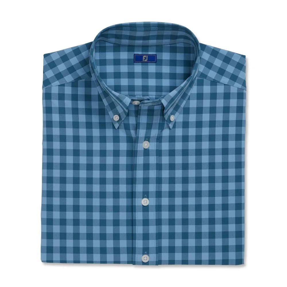 FootJoy Stretch Woven Gingham Shirt - Image 8