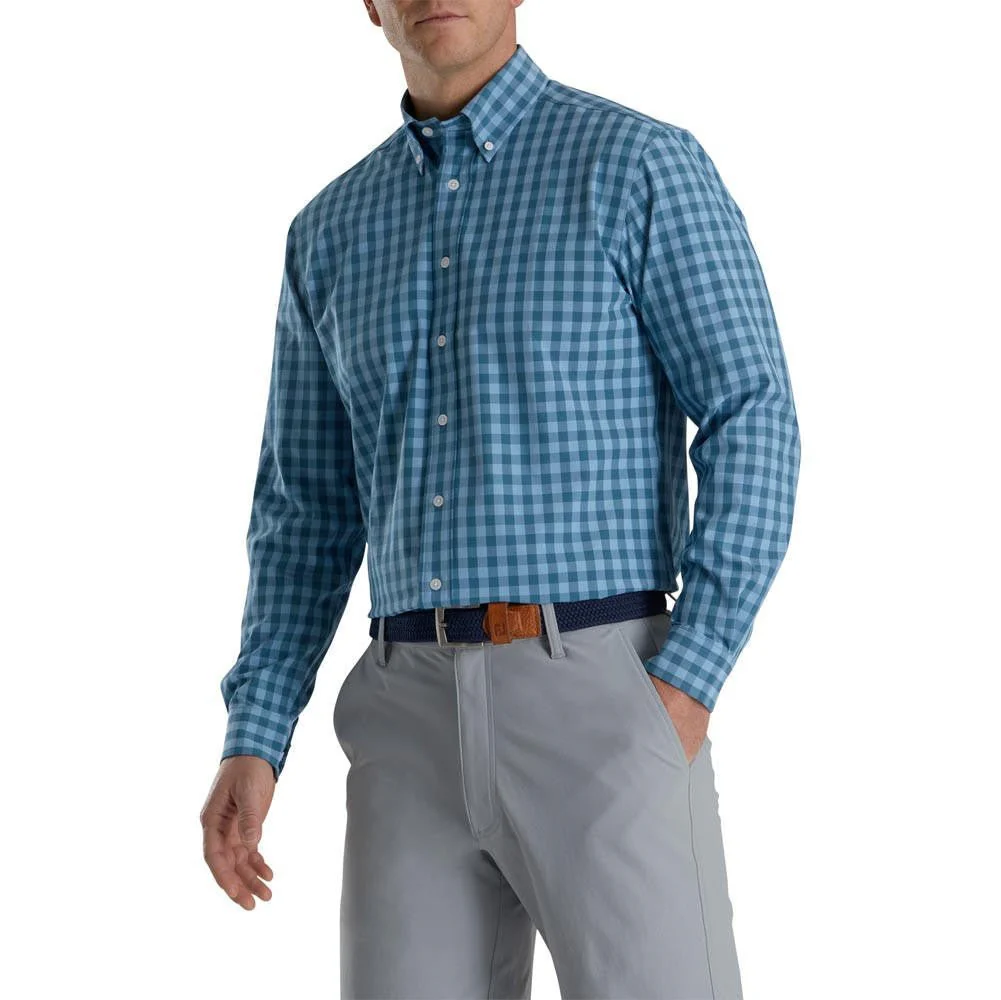 FootJoy Stretch Woven Gingham Shirt - Image 9