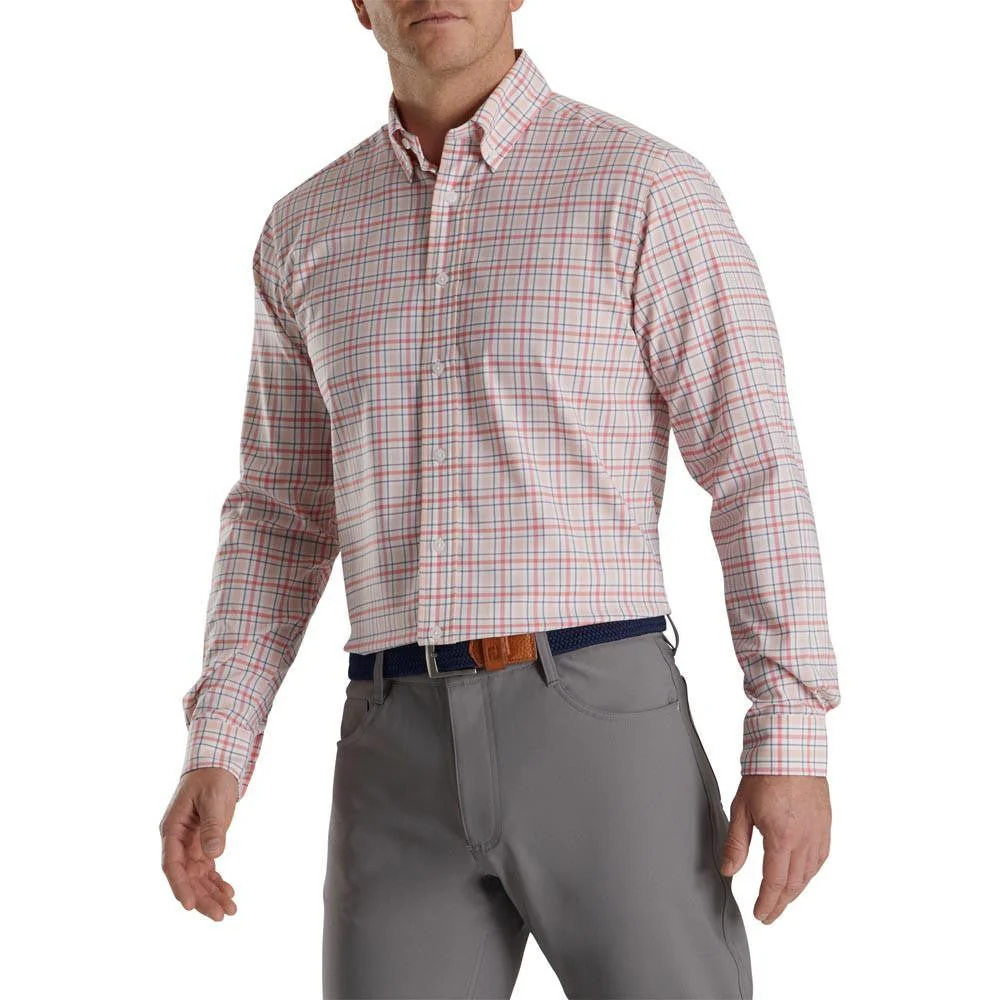 FootJoy Super Soft Woven Plaid Shirt - Image 10