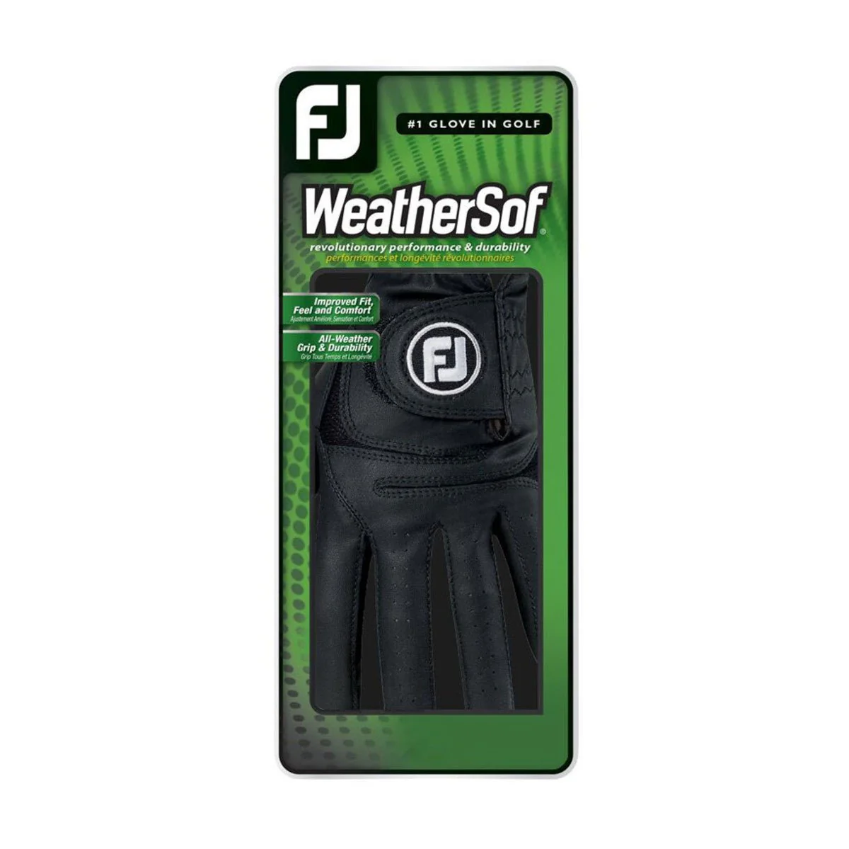 FootJoy Men's WeatherSof Glove - Black - Prior Generation - Image 4