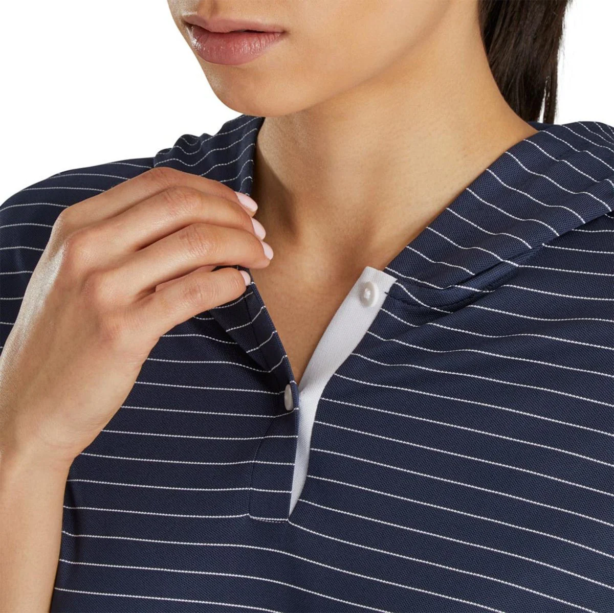 FootJoy Women's 3/4 Sleeve Pinstripe Hoodie - Image 11
