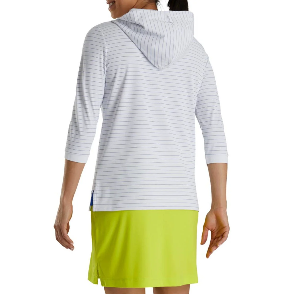 FootJoy Women's 3/4 Sleeve Pinstripe Hoodie - Image 3