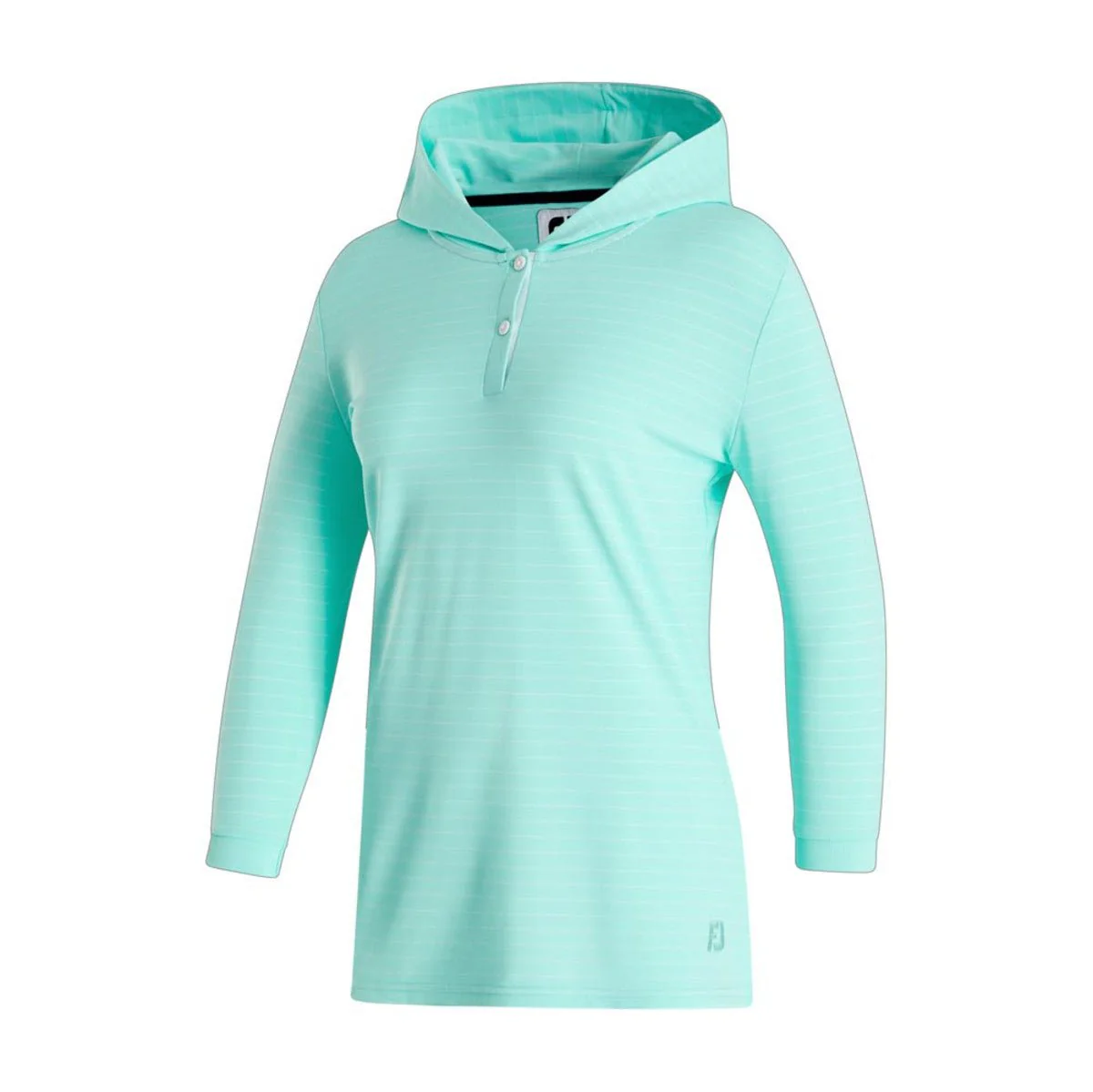 FootJoy Women's 3/4 Sleeve Pinstripe Hoodie - Image 8