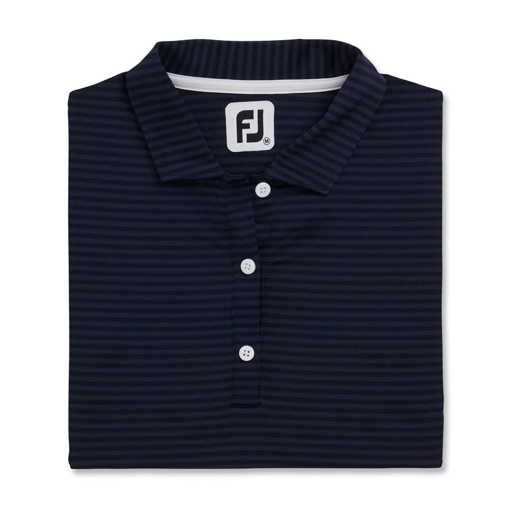 FootJoy Women's Cap Sleeve Tonal Stripe Polo - Image 4