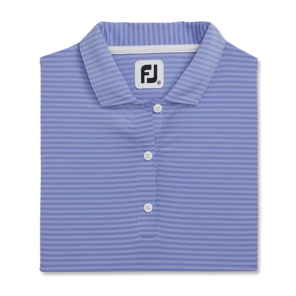 FootJoy Women's Cap Sleeve Tonal Stripe Polo - Image 7
