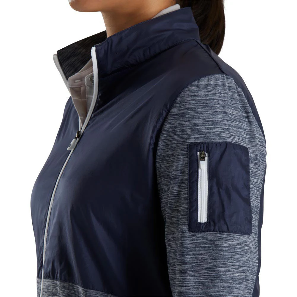 FootJoy Women's Full-Zip Space Dye Golf Mid-Layer - Image 2