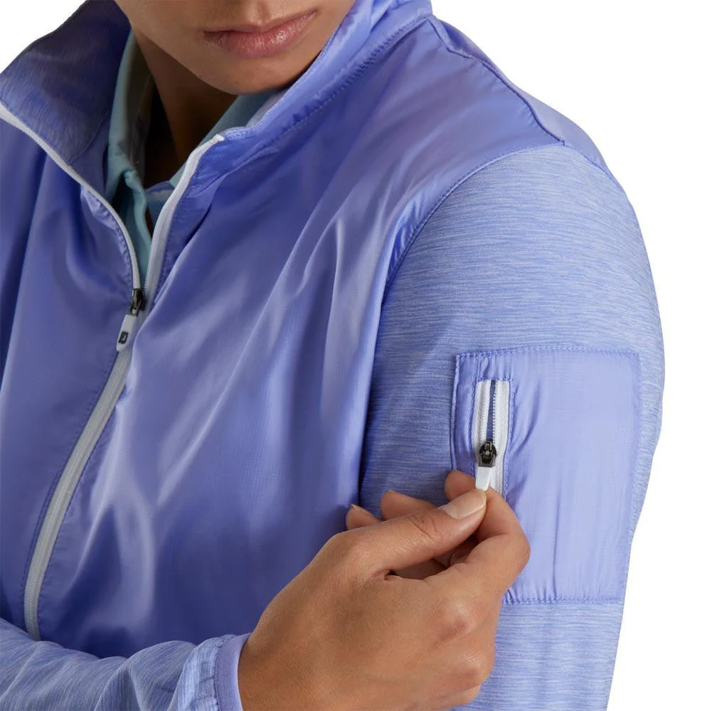 FootJoy Women's Full-Zip Space Dye Golf Mid-Layer - Image 7