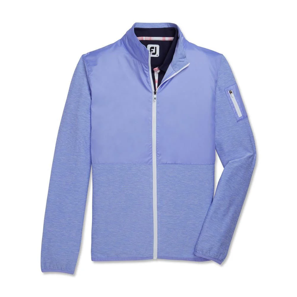 FootJoy Women's Full-Zip Space Dye Golf Mid-Layer - Image 8