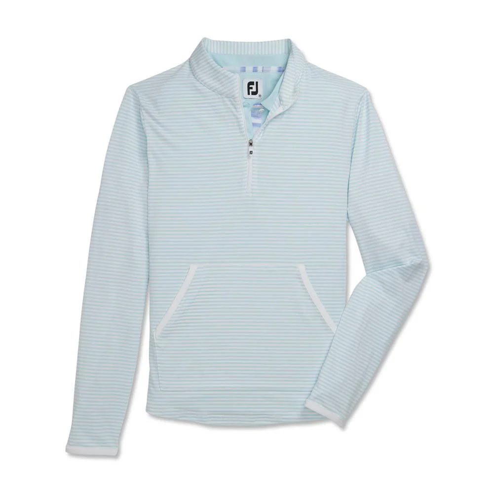 FootJoy Women's Half-Zip Tonal Stripe Golf Mid-Layer - Image 16