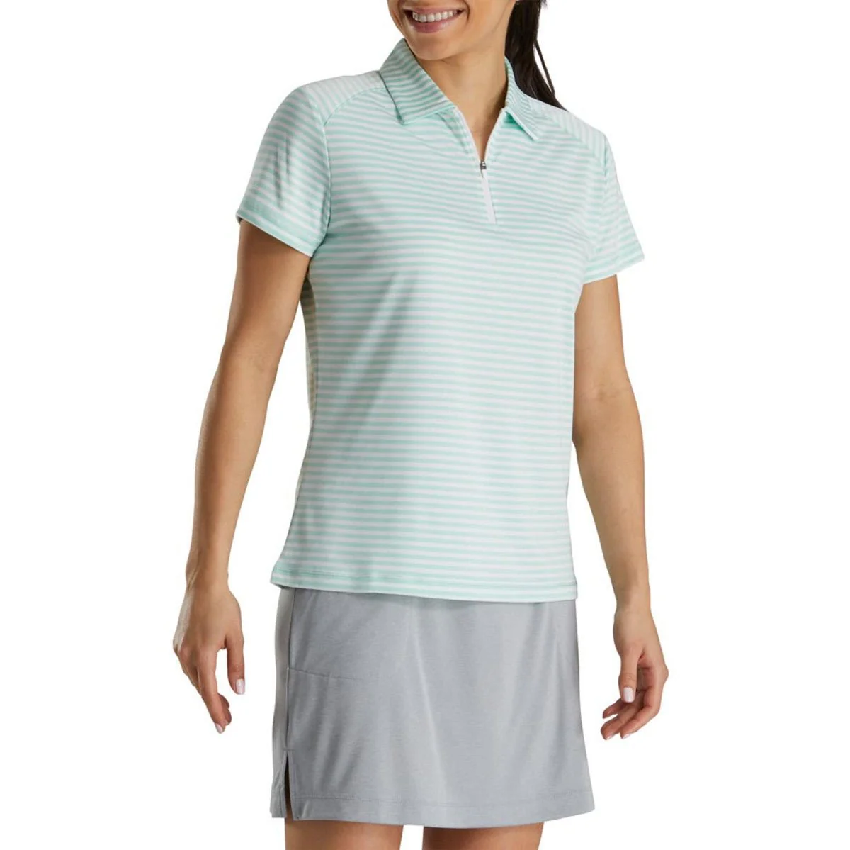 FootJoy Women's Heather Stripe Polo