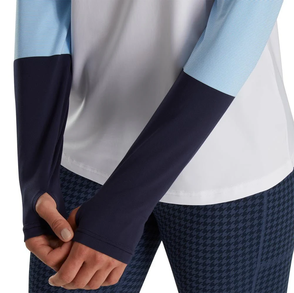 FootJoy Women's Micro Stripe Sun Protection Shirt - Image 3