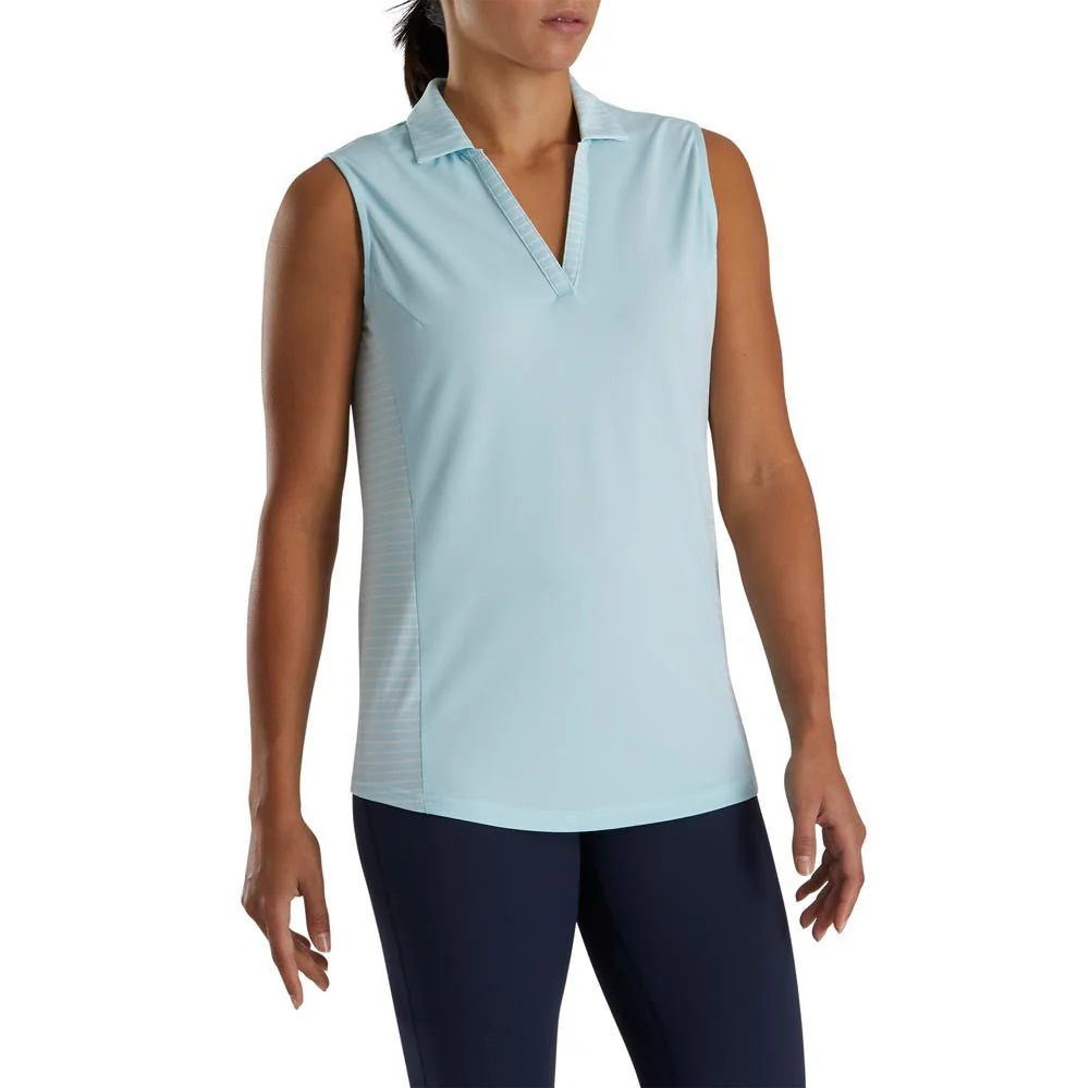 FootJoy Women's Open Placket Sleeveless Polo - Image 13