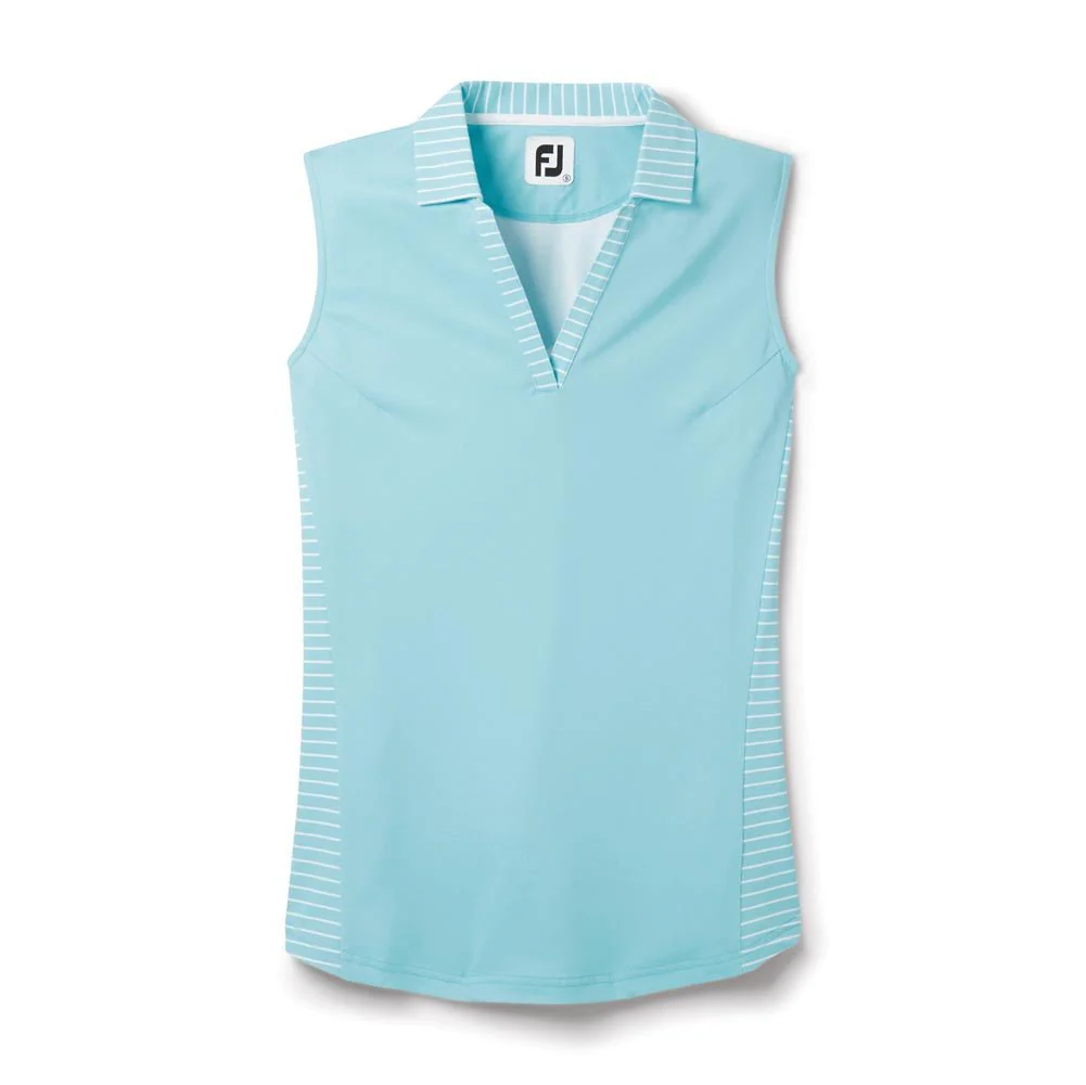 FootJoy Women's Open Placket Sleeveless Polo - Image 16