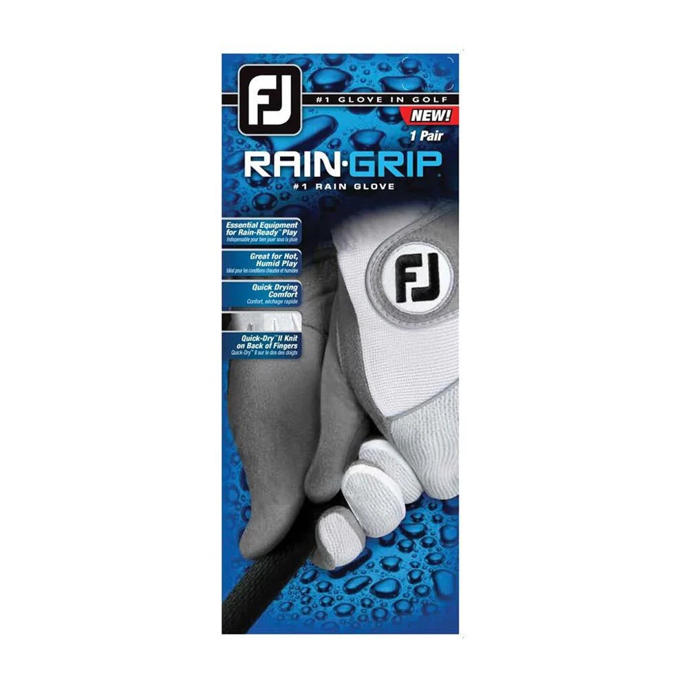 FootJoy Women's RainGrip Glove - White - Pair - Prior Generation - Image 2
