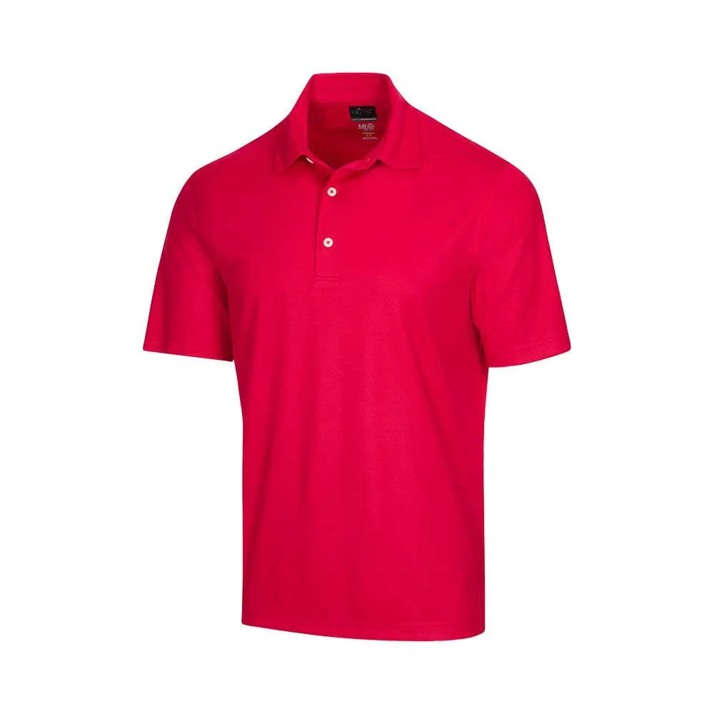Greg Norman Protek ML75 Microlux Embossed Golf Polo - Image 5