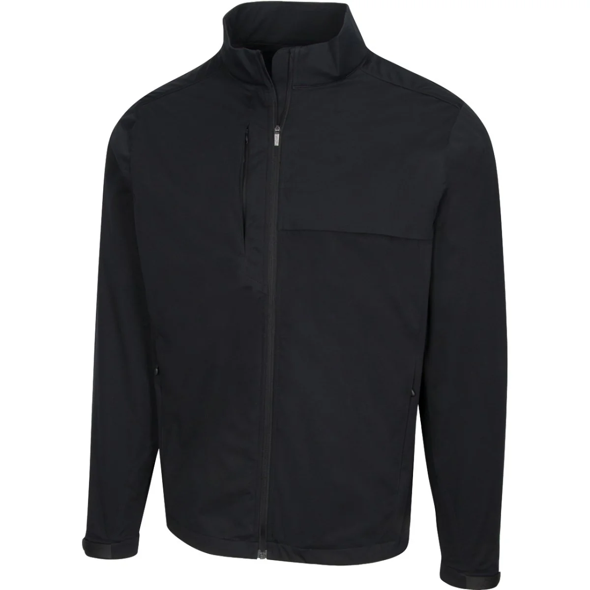 Greg Norman Weatherknit Waterproof Full-Zip Golf Rain Jacket