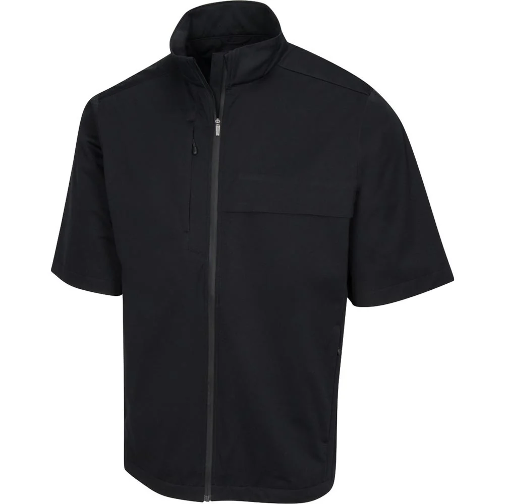 Greg Norman Weatherknit Waterproof Short Sleeve Golf Rain Jacket