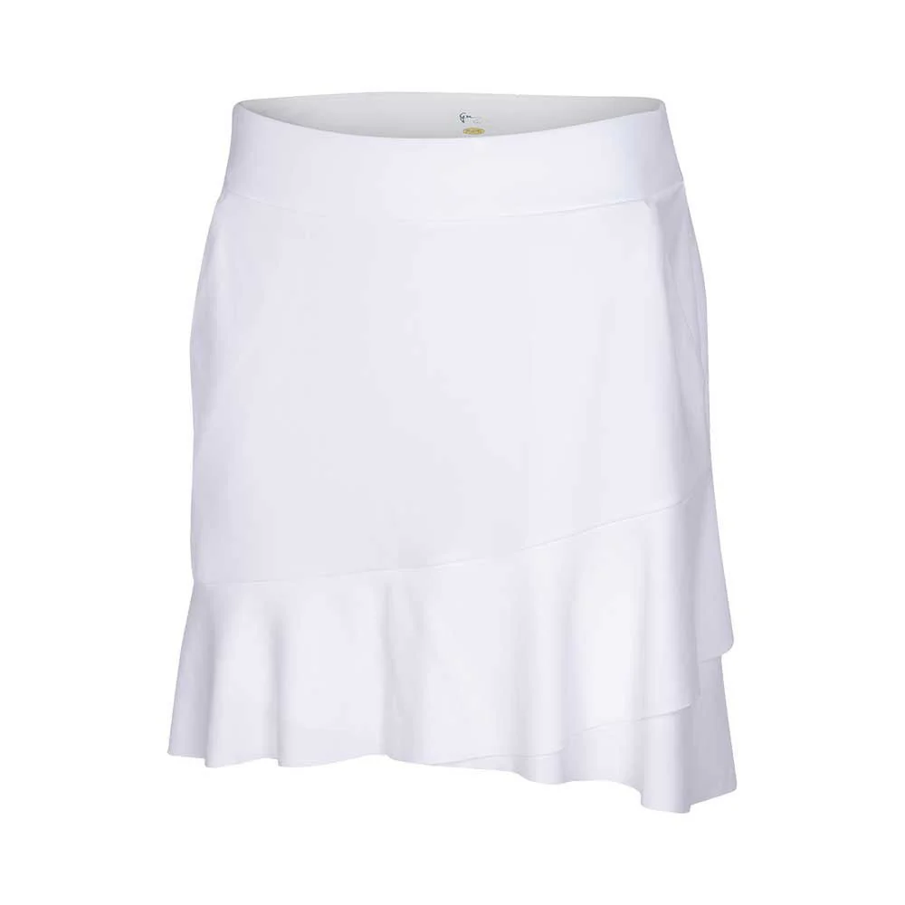 Greg Norman Women's Crossover Flounce Pull-On Golf Skort - Image 7