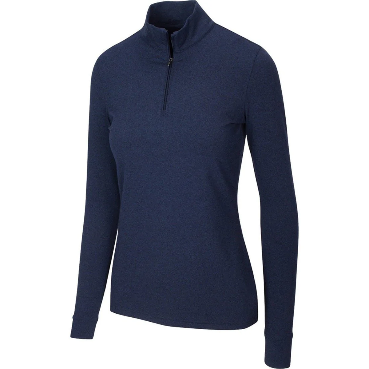 Greg Norman Women's Peached Heather 1/4 Zip - Image 4