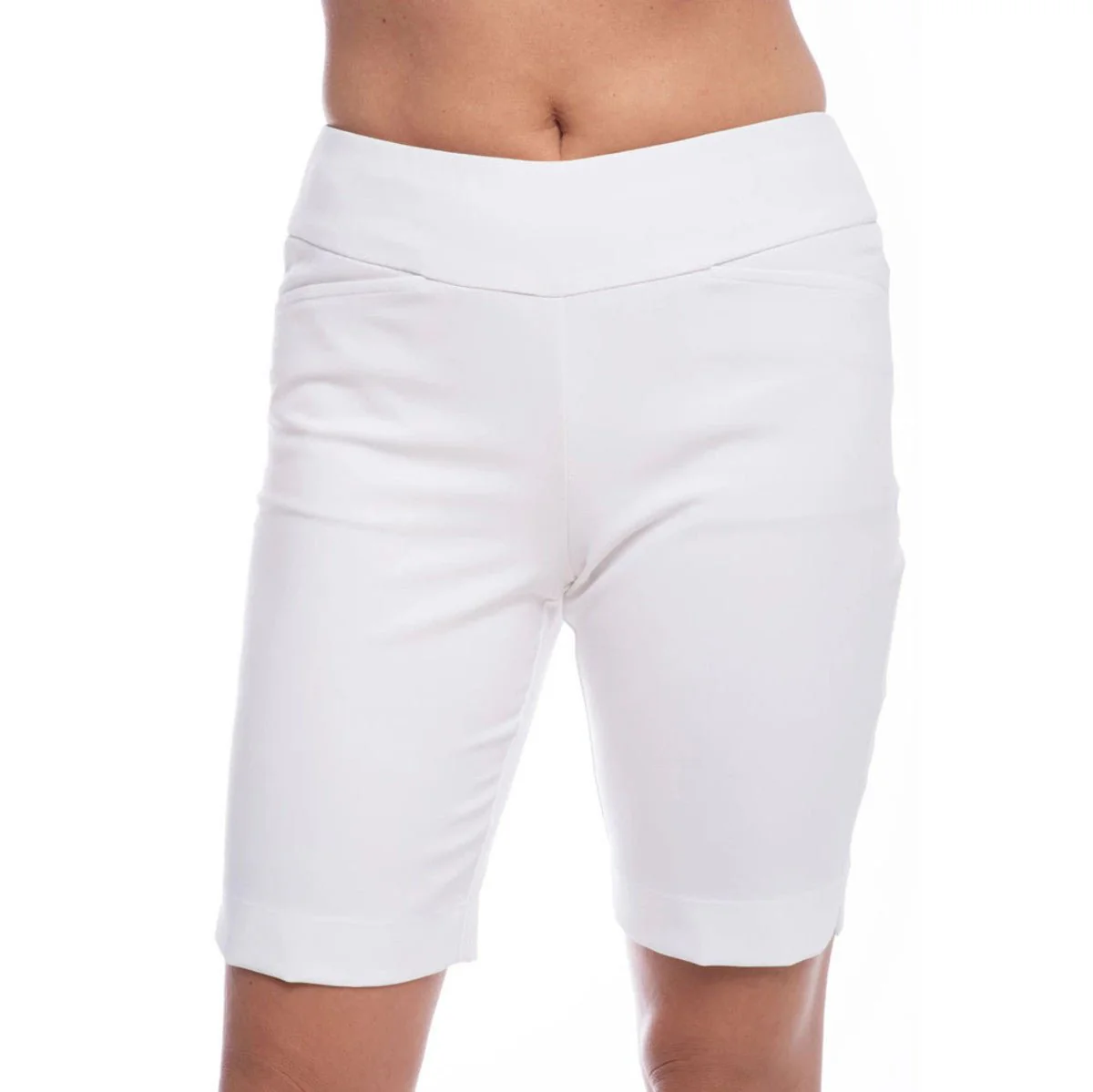 IBKUL Stain Resistant Solid Shorts